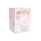 Pink Miffy product packaging with 'miffy' branding on a white background