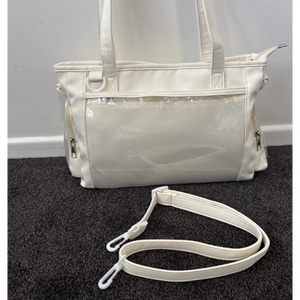 Cream Ita-Bag – Classic Pastel Display Tote for Pins & Collectables | Australia