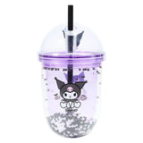 Kuromi Cup with Straw β 350 ml Reusable Kawaii Sanrio Tumbler | Official Sanrio Product
