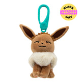 Plush keychain of a cartoon character with a turquoise clip Licensed Pokemon Australia