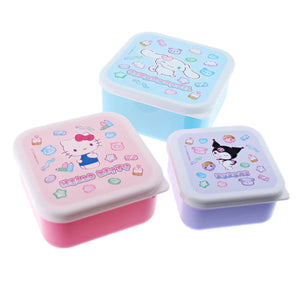 Hello Kitty & Friends Storage Box Set (3pc) – Cute Sanrio Pastel Containers Australia