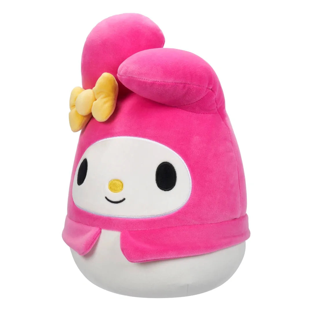 Plush toy with a pink hat and yellow bow Squishmallows anniversary toy