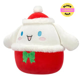 Christmas Sanrio plushies by Squishmallows- Cinnamorroll
