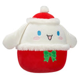 Christmas Sanrio plushies by Squishmallows- Cinnamorroll