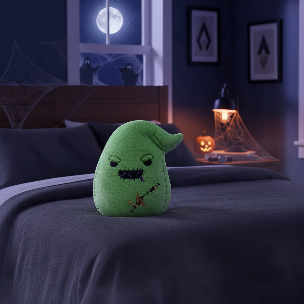 Green plush toy Halloween Nighttmare bbefore Christmas Squishmallows