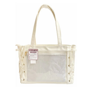 WEGO Vinyl Ita Bag – Clear Window Display Tote