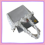 White Ruffle Ita Bag – Kawaii Clear Display Satchel for Pins, Plushies & Charms