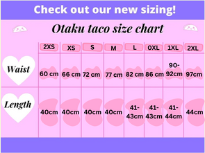 Skirt size chart