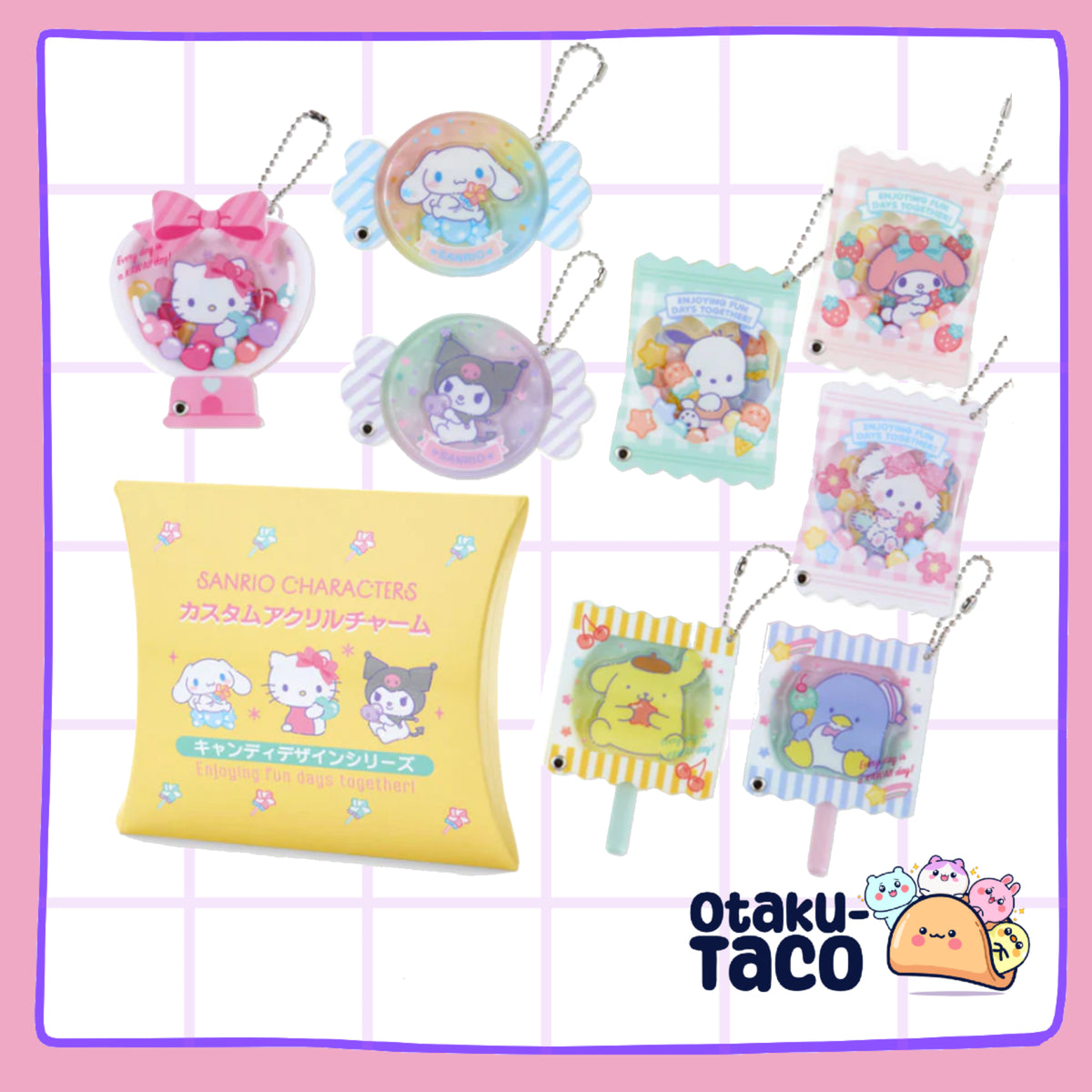 Sanrio Mystery Box – Acrylic Keychain Surprise! - series 2