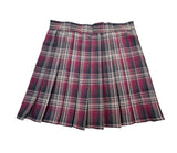 Brown Tartan Dark Academia - Pleated skirt - Japanese/ Korean school girl - Cosplay skirt