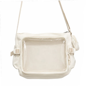 Classic Crossbody Ita Bag – Clear Window Display (Multiple Colours)