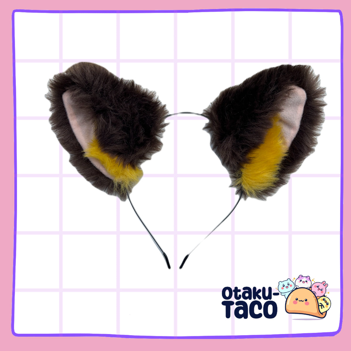 Dark Brown Fluffy Cosplay Ears – Extra floof