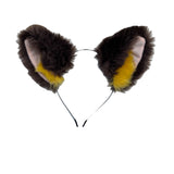 Dark Brown Fluffy Cosplay Ears – Extra floof