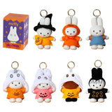 Miffy Halloween Plush Keyring – 15 cm Collectible with Gold Keyring (6 + 1 Secret Style)