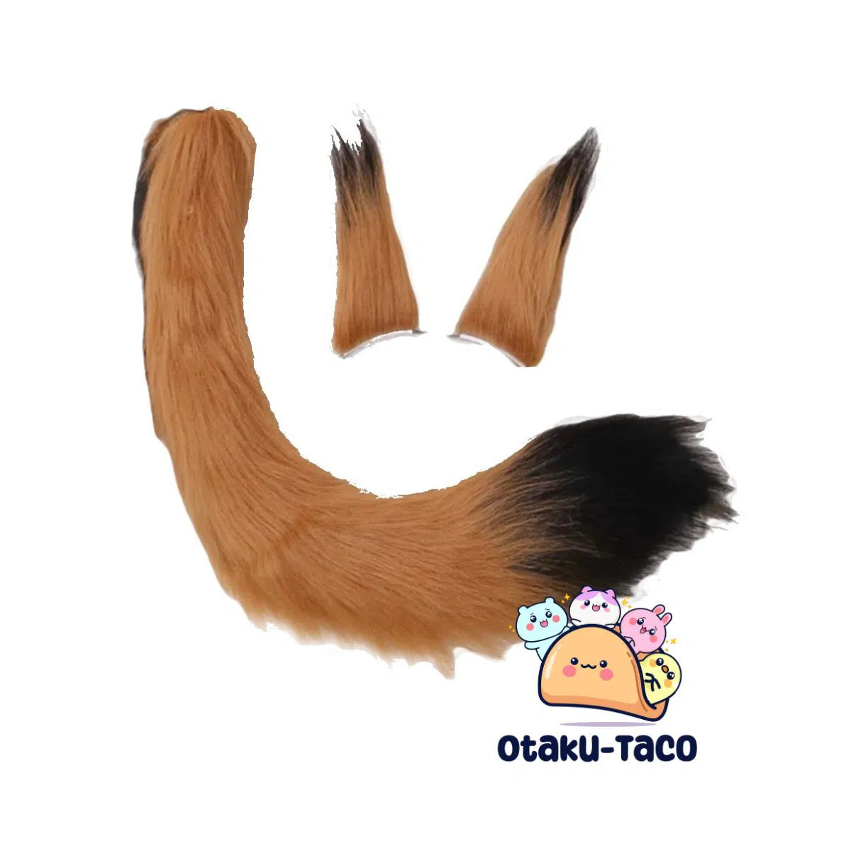 Fox ears and fluffy tail - Faux fur