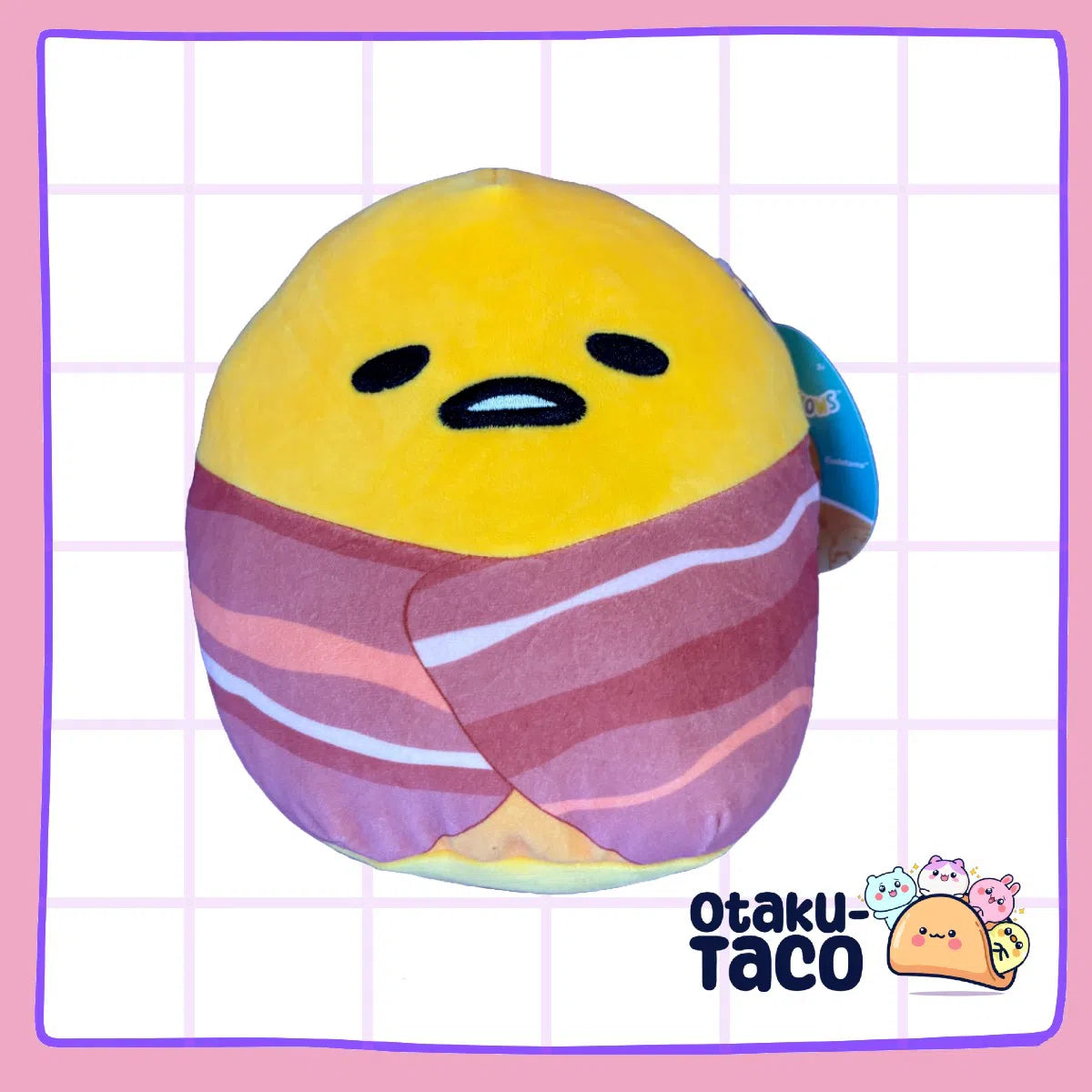 Gudetama bacon and eggs - 20 cm plush by Squishmallows