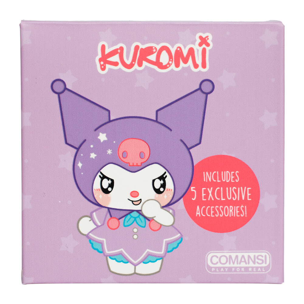 Kuromi Friendship Box – Mini Figurine and Accessories (13 cm)