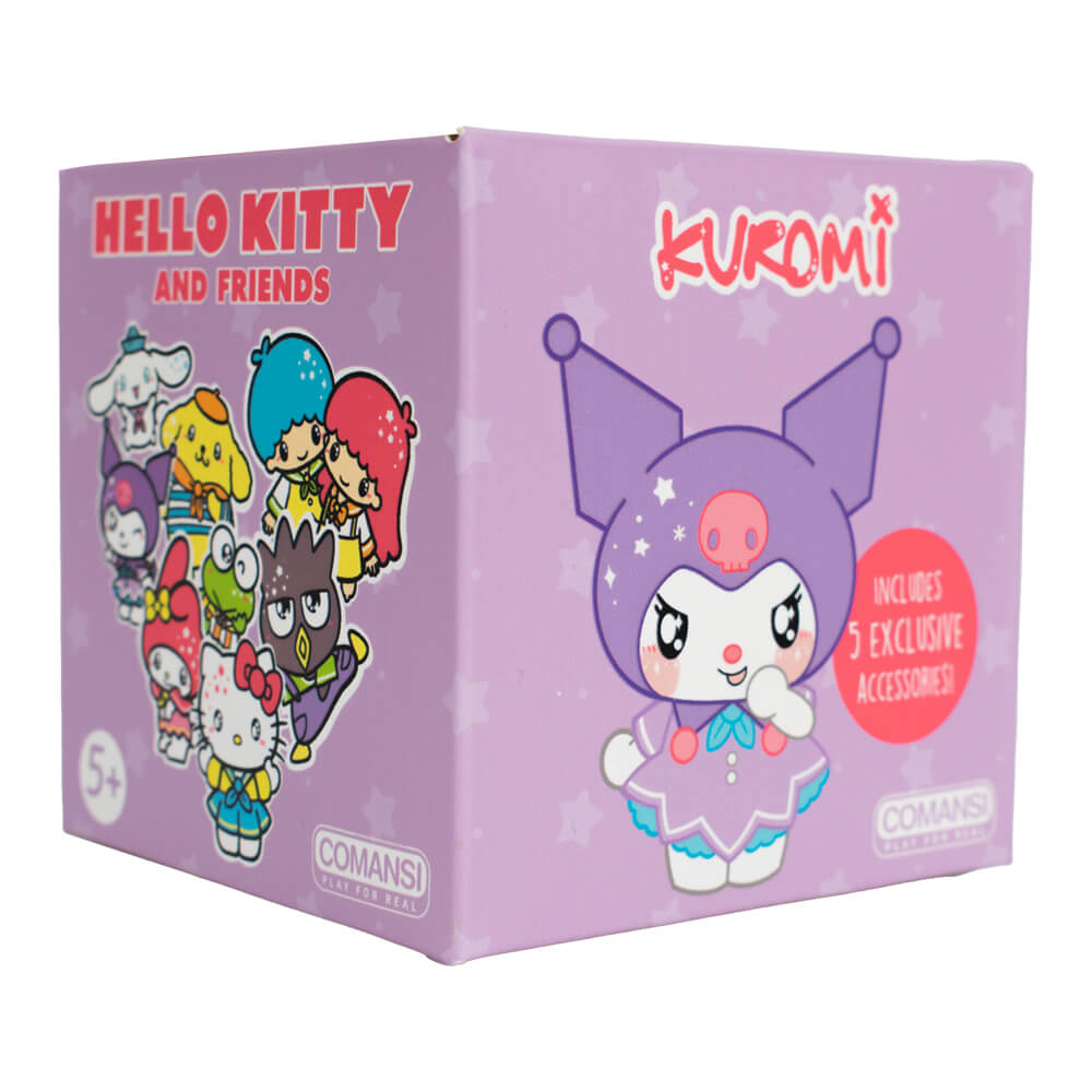 Kuromi Friendship Box – Mini Figurine and Accessories (13 cm)