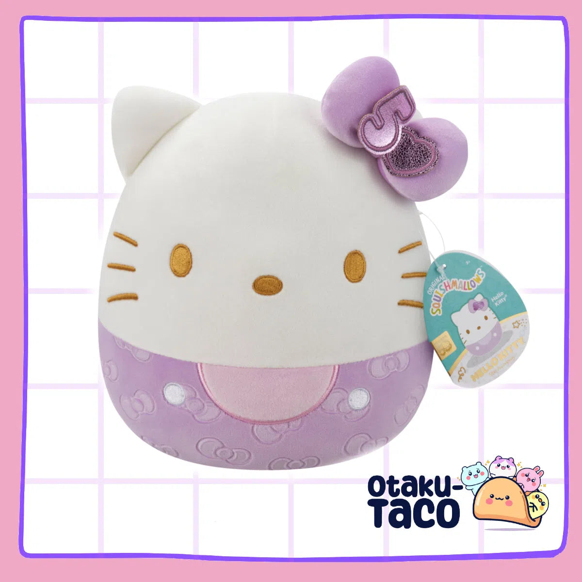 Hello Kitty Plush – Purple Edition 50th anniversary Sanrio