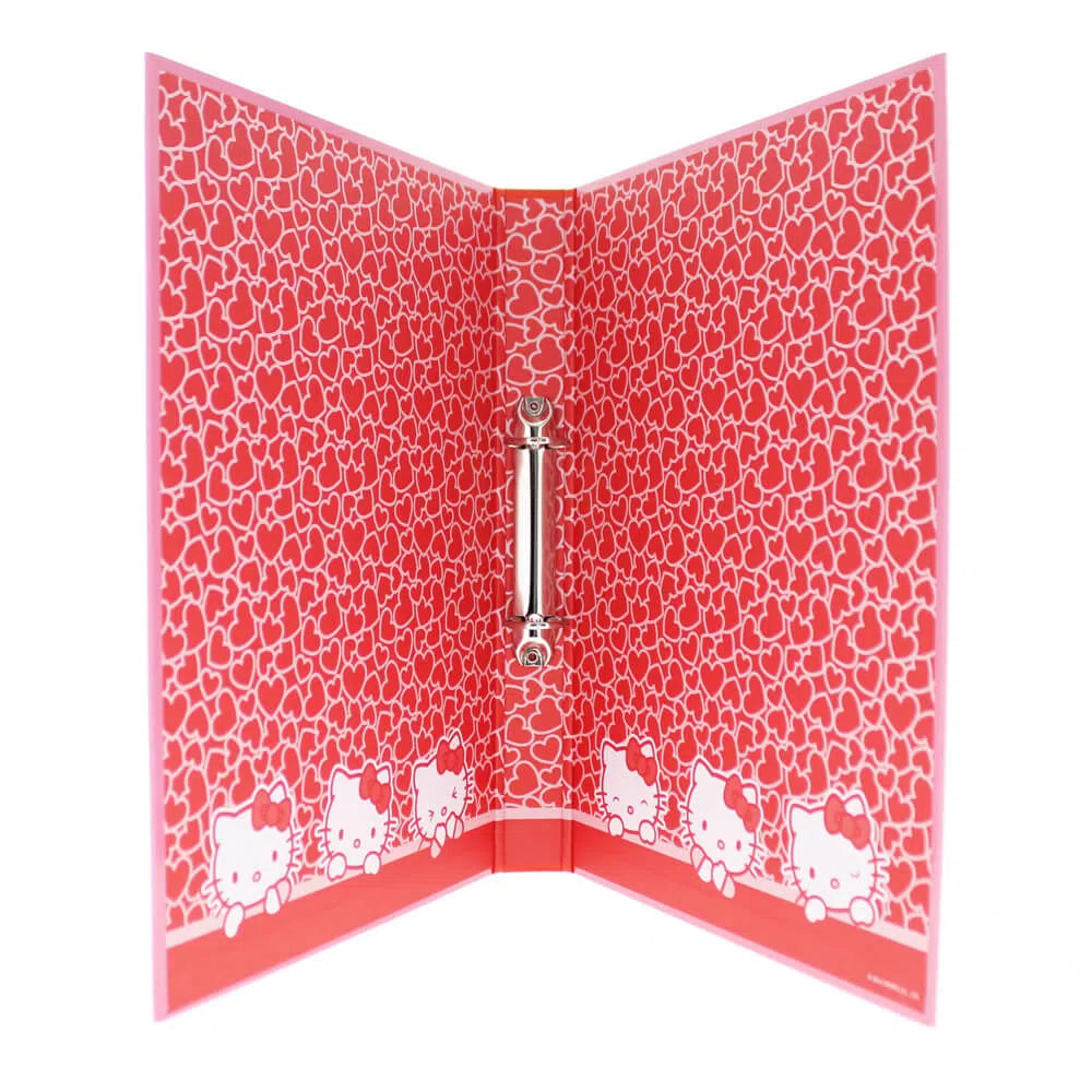 Hello Kitty Ring Binder – Hearts &amp; Bows Design (25 cm)