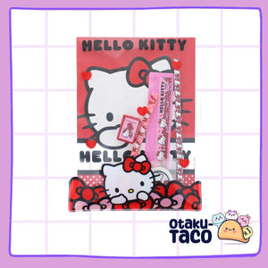 Hello Kitty Stationery set - hearts and rainbows