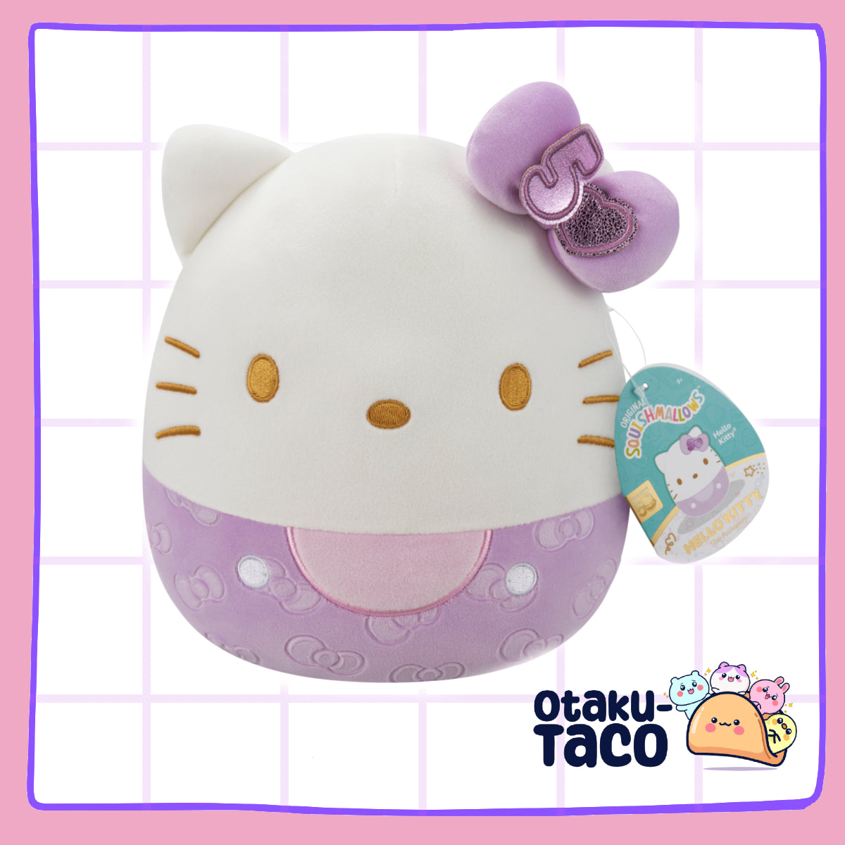 Hello Kitty 50th anniversary plush by Squishmallows