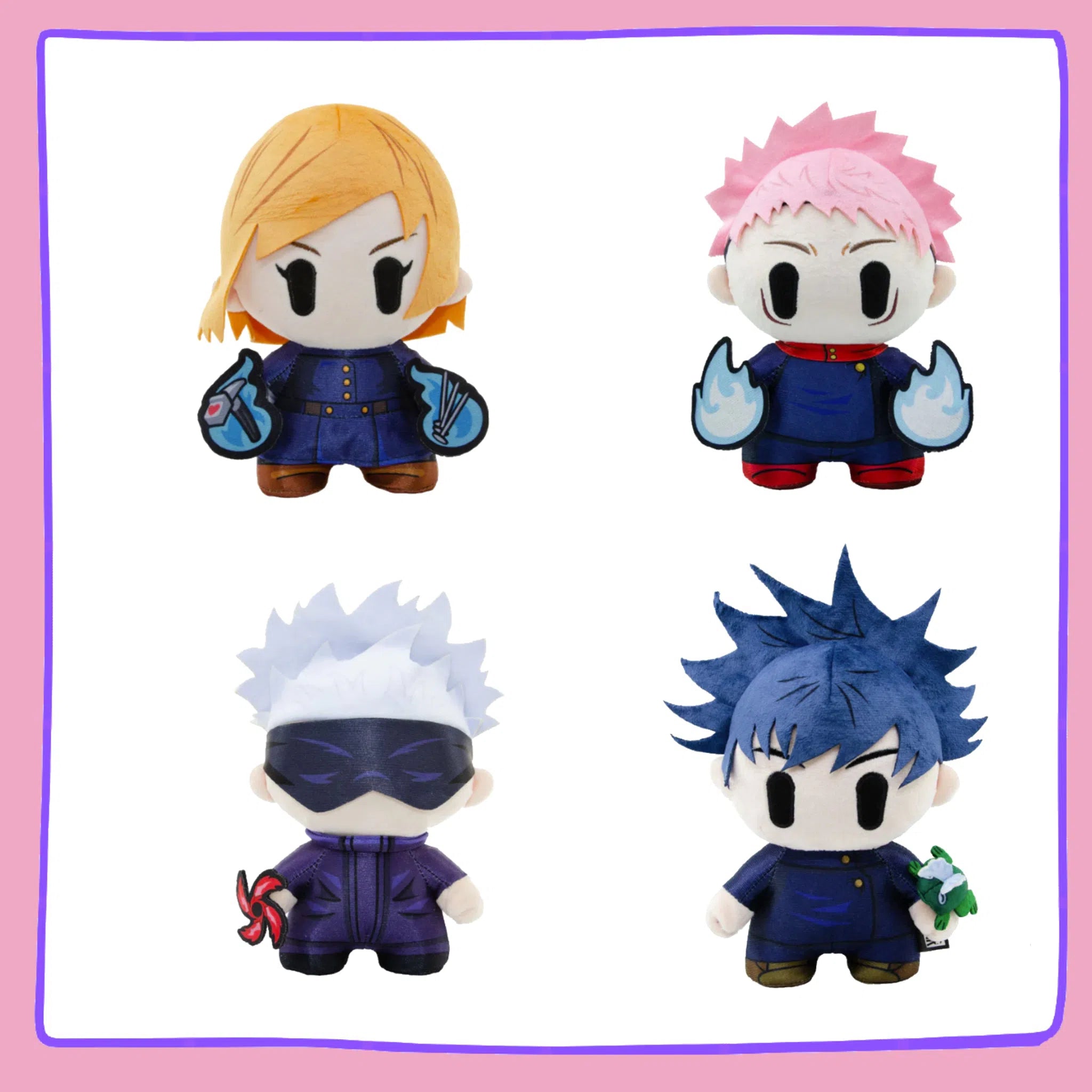 Jujutsu Kaisen – 4 Plush Toys