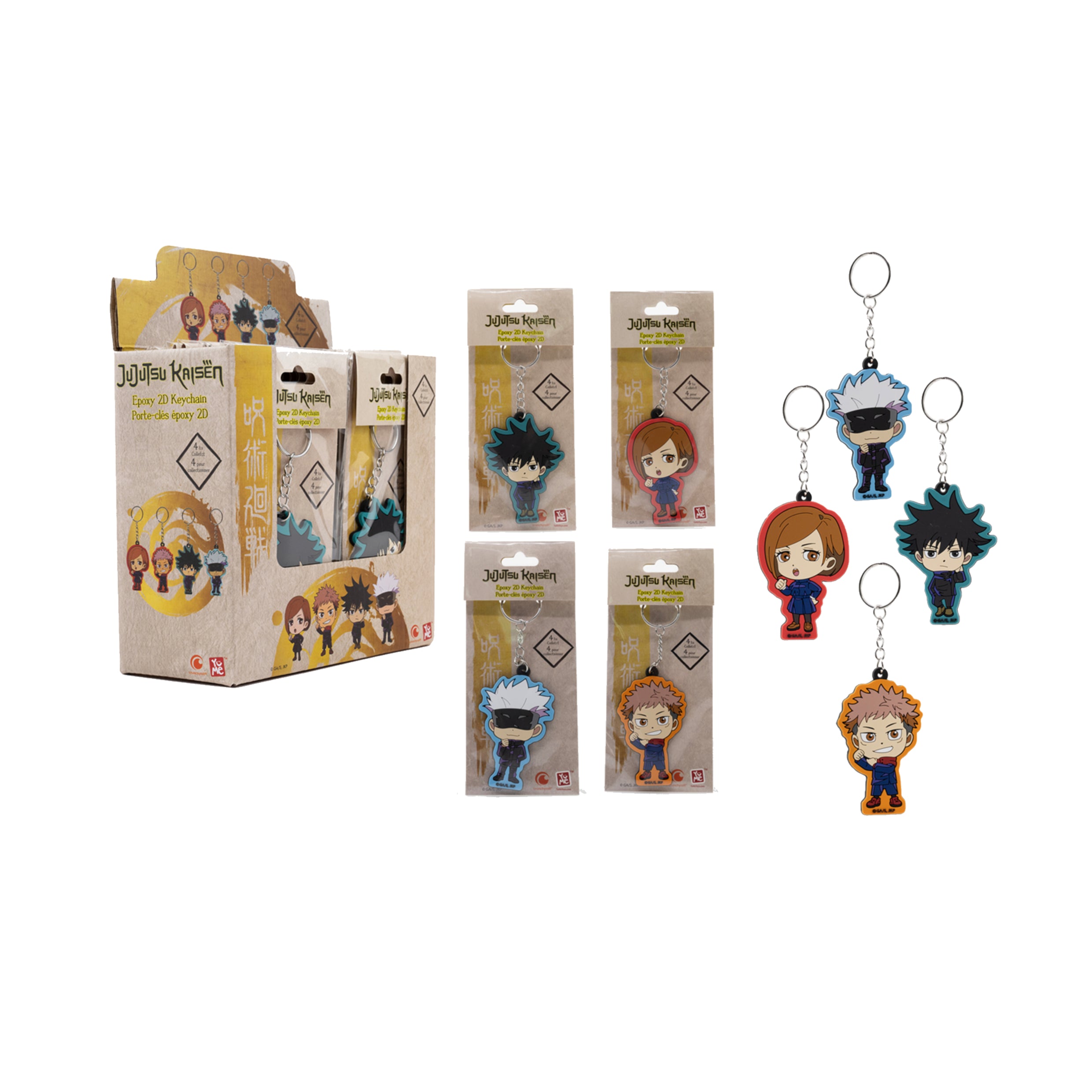 Jujutsu Kaisen Keychain bundle- 4 pieces