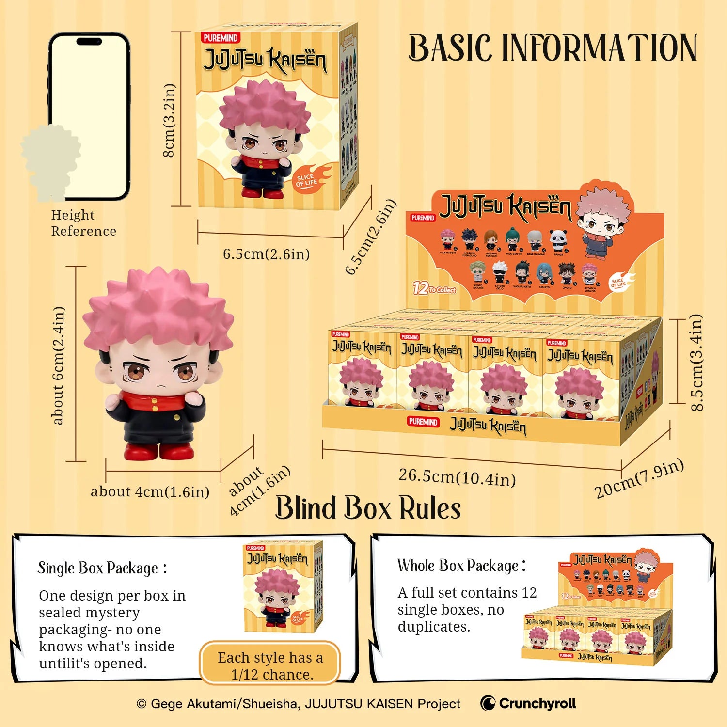 PUREMIND x Jujutsu Kaisen Slice of Life Blind Box Figure