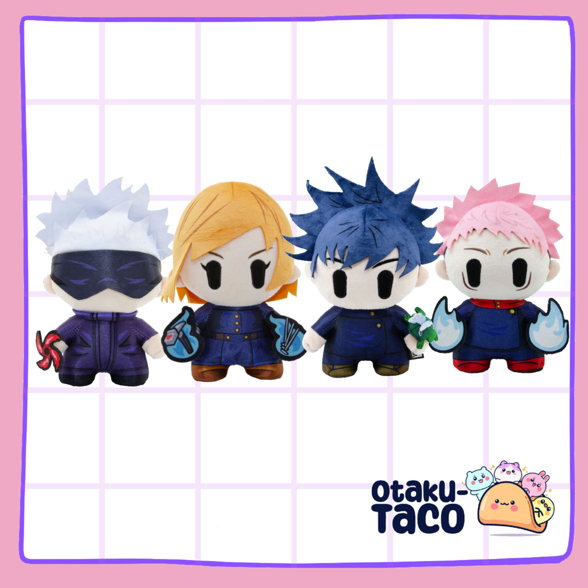 Jujutsu Kaisen – 4 Plush Toys