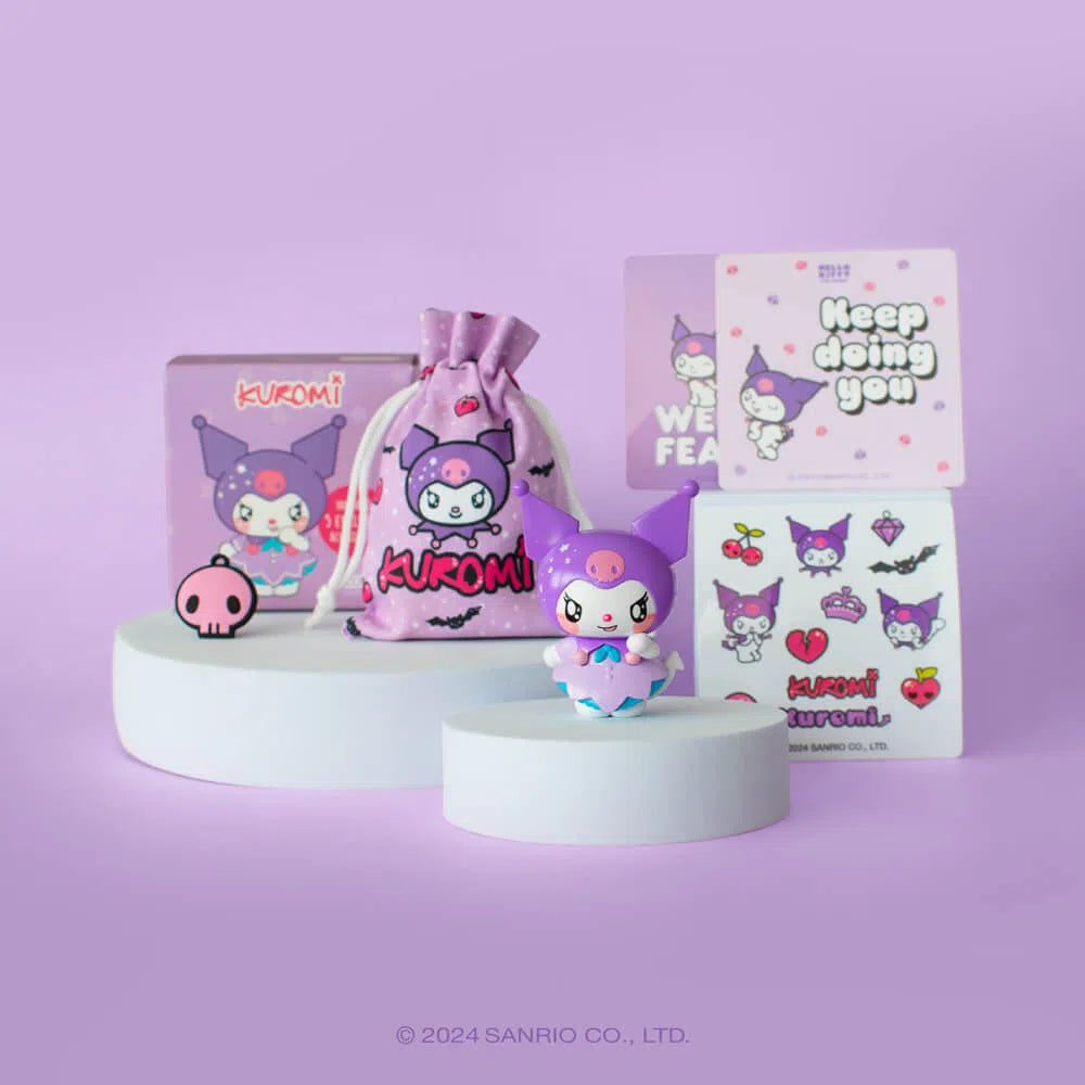 Kuromi Friendship Box – Mini Figurine and Accessories (13 cm)