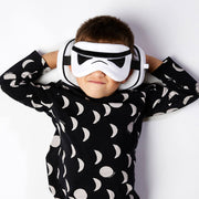 TRAVEL PILLOW & EYE MASK SET - PACMAN and STORMTROOPER