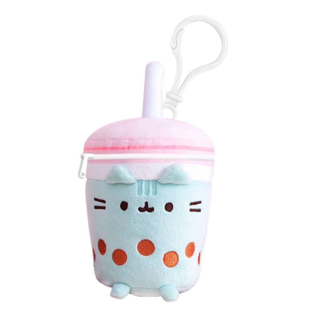 PUSHEEN THE CAT - CHARM PURSE BOBA TEA - 14 cm