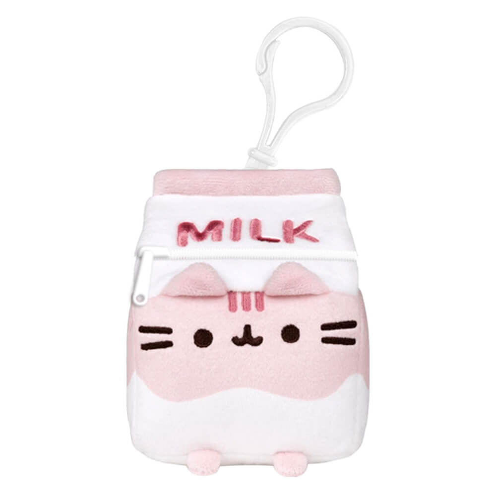 PUSHEEN THE CAT - STRAWBERRY MILK - 14 cm