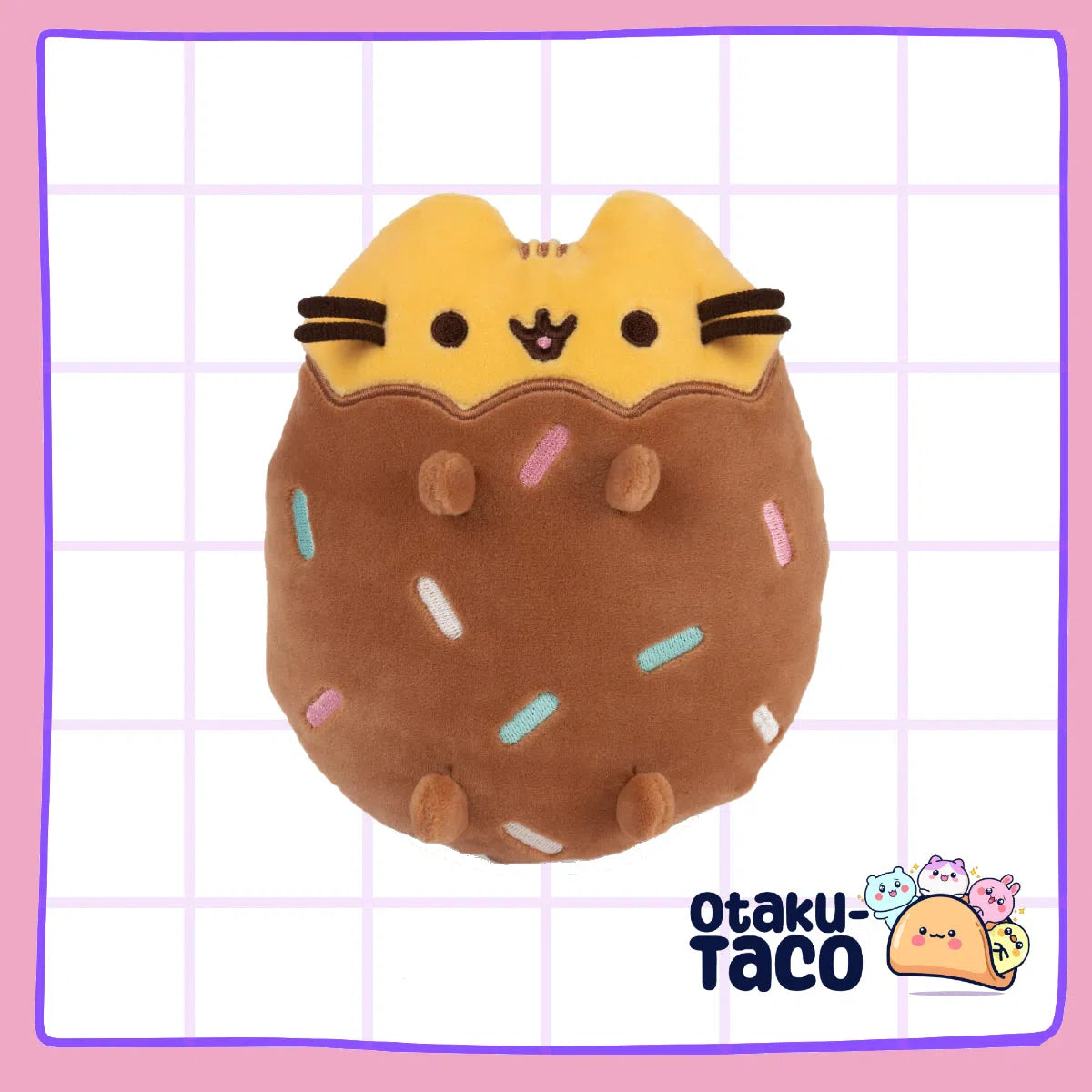 PUSHEEN: CHOCOLATE DIPPED COOKIE plushie