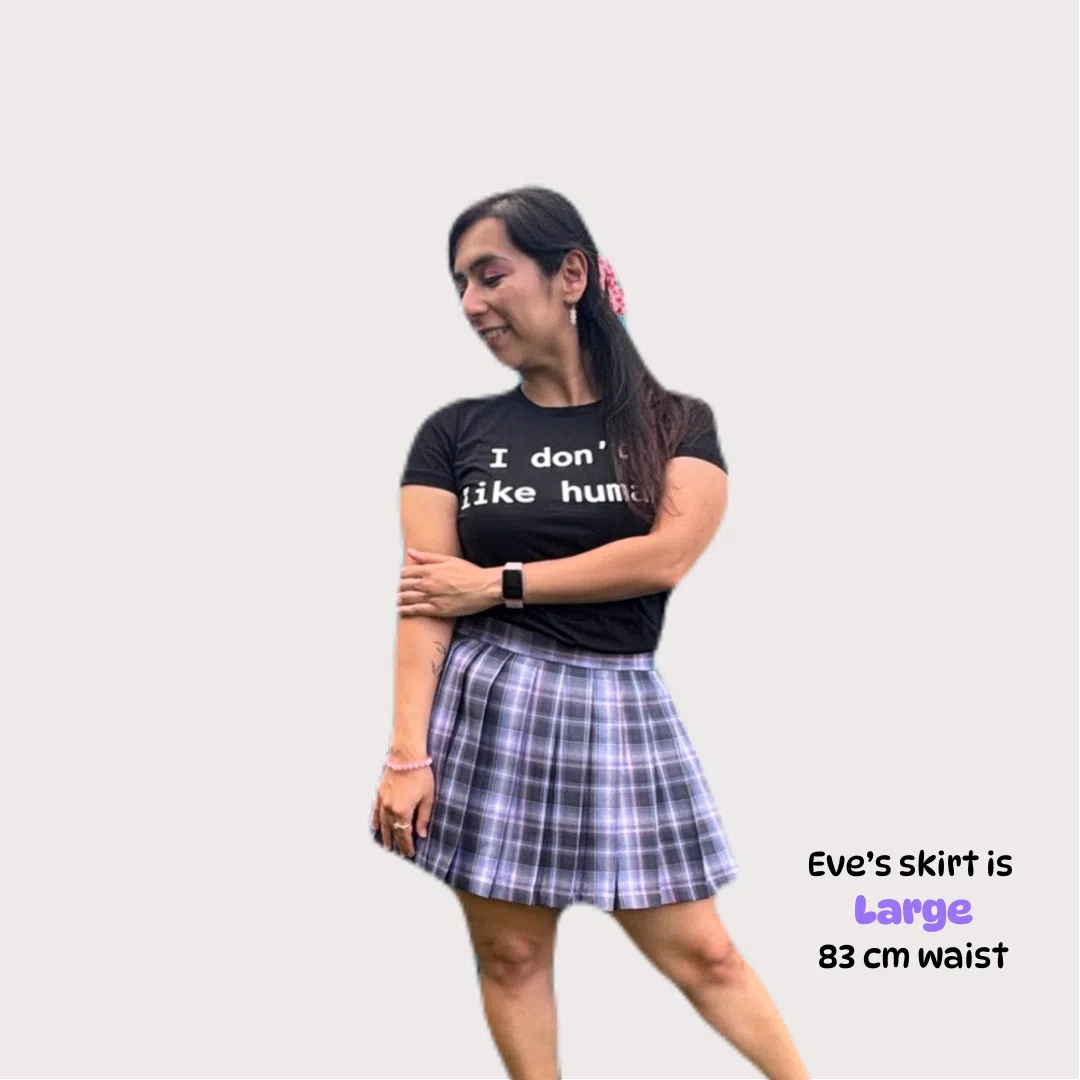 Dark Kawaii Tartan Pleated Skirt –Schoolgirl Cosplay Style