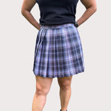 Dark Kawaii Tartan Pleated Skirt –Schoolgirl Cosplay Style