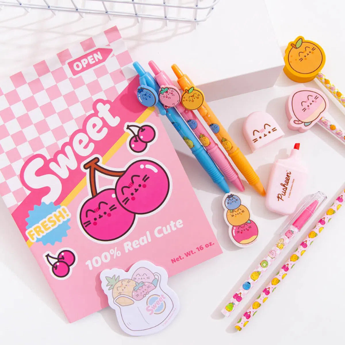 Pusheen Fruits Ultimate Stationery Set