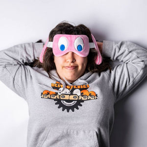 TRAVEL PILLOW & EYE MASK SET - PACMAN and STORMTROOPER