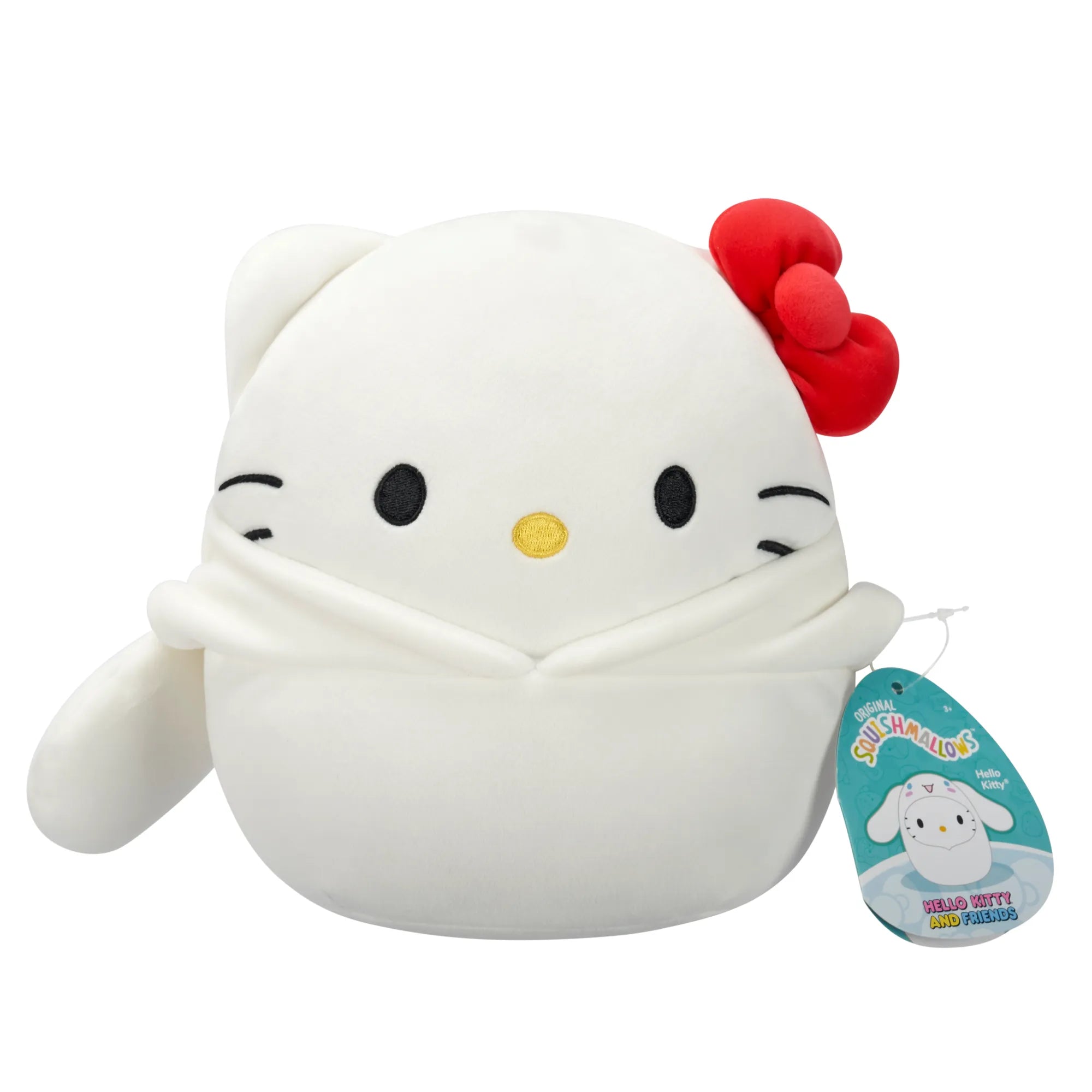 Hello Kitty in Cinnamorroll Hoodie – 8" Sanrio Squishmallows Plush