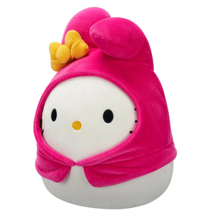 Hello Kitty in My Melody Hoodie – 8" Sanrio Squishmallows Plush