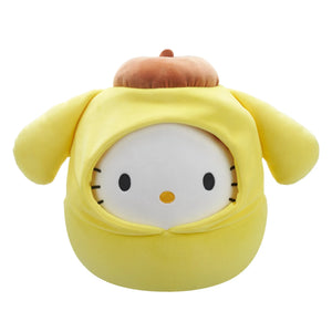 Hello Kitty in Pompompurin Hoodie – 8" Sanrio Squishmallows Plush