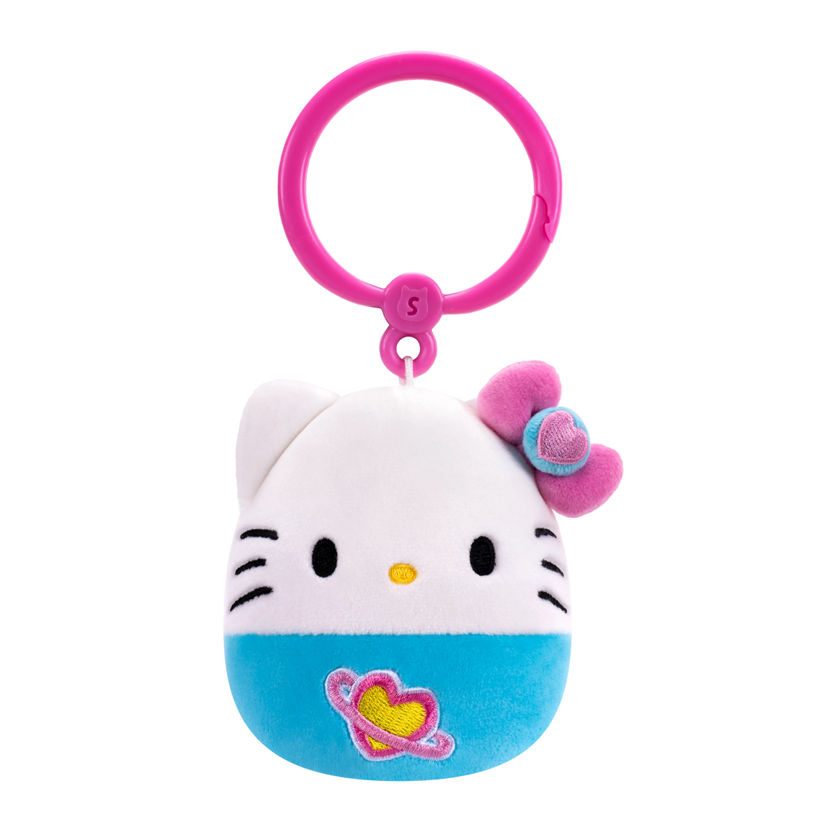 Sanrio Squishmallows 3.5" Bag Clips – Hello Kitty & Friends (5 Styles)