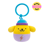 Sanrio Squishmallows 3.5" Bag Clips – Hello Kitty & Friends (5 Styles)