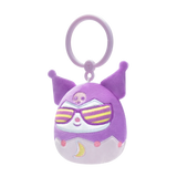 Sanrio Squishmallows 3.5" Bag Clips – Hello Kitty & Friends (5 Styles)
