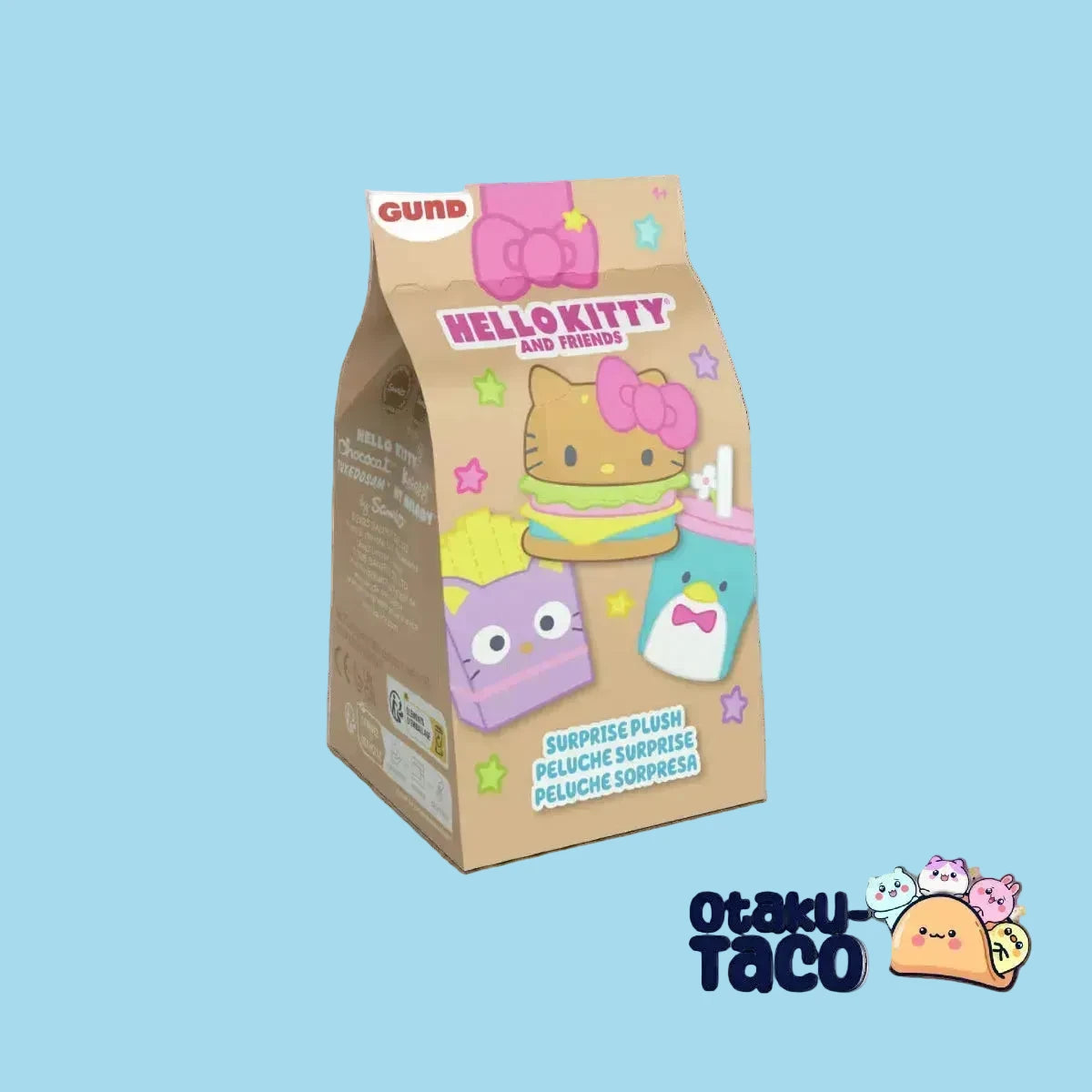 Sanrio Hello Kitty and Friends Fast Food Mystery Plush Keychains - Blind box