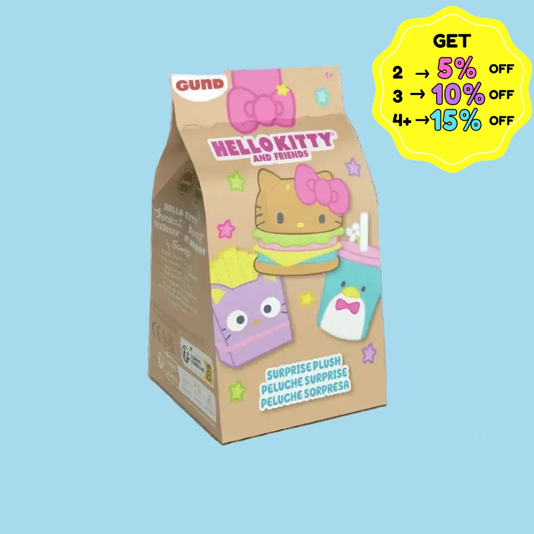 Sanrio Hello Kitty and Friends Fast Food Mystery Plush Keychains - Blind box