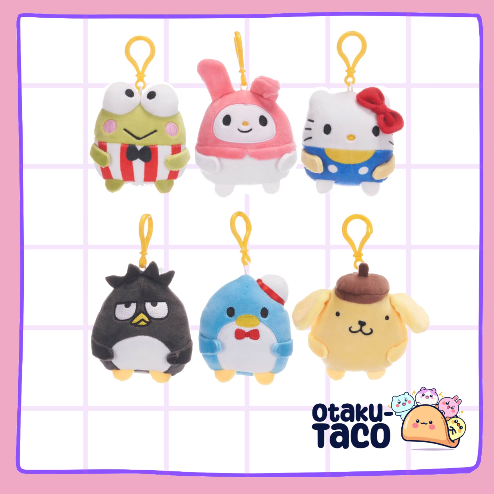 Sanrio Mini Plush Keychain Series