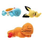 Sleeping Pokémon Plush Trio – Pichu, Charmander & Squirtle (5" Bundle)