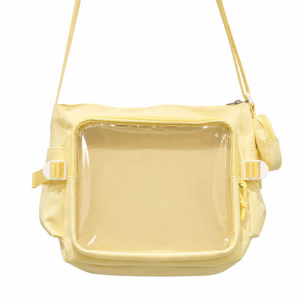 Classic Crossbody Ita Bag – Clear Window Display (Multiple Colours)